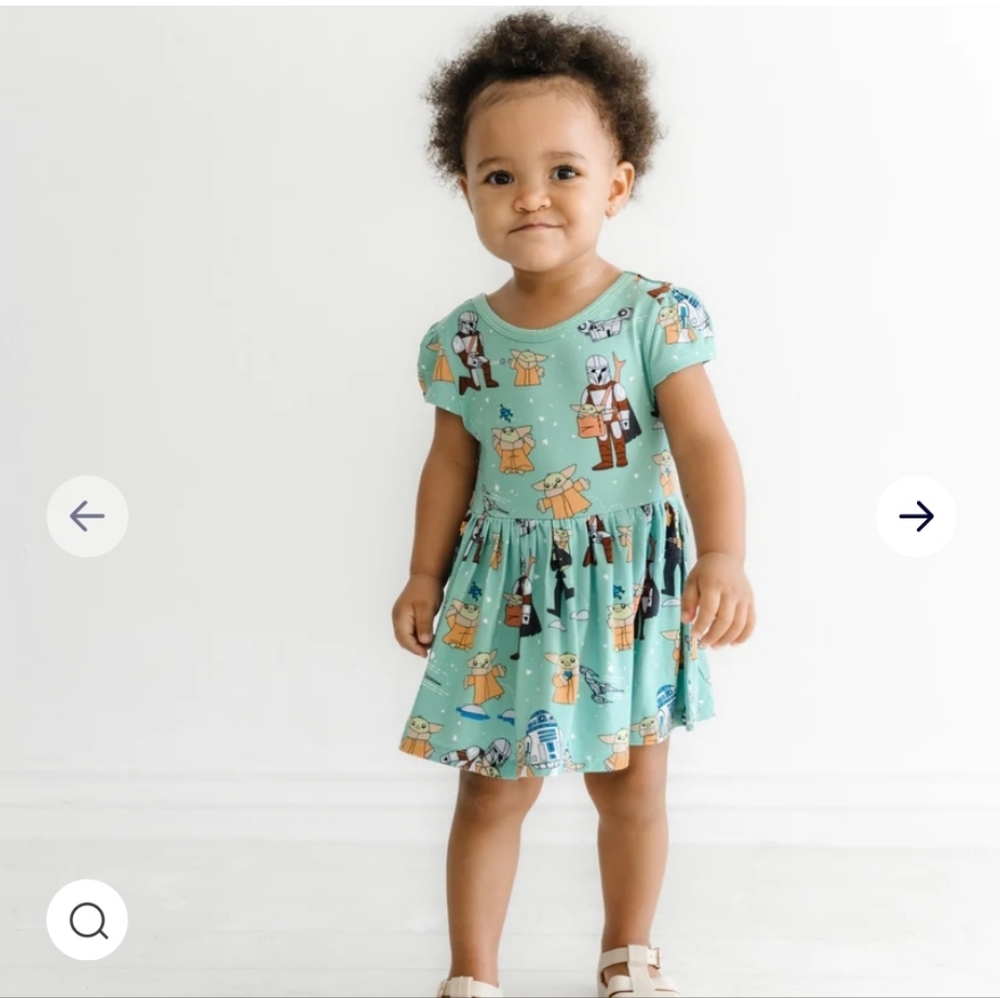 STAR WARS™ Grogu™ & Friends Twirl Dress with Bodysuit 6-12M